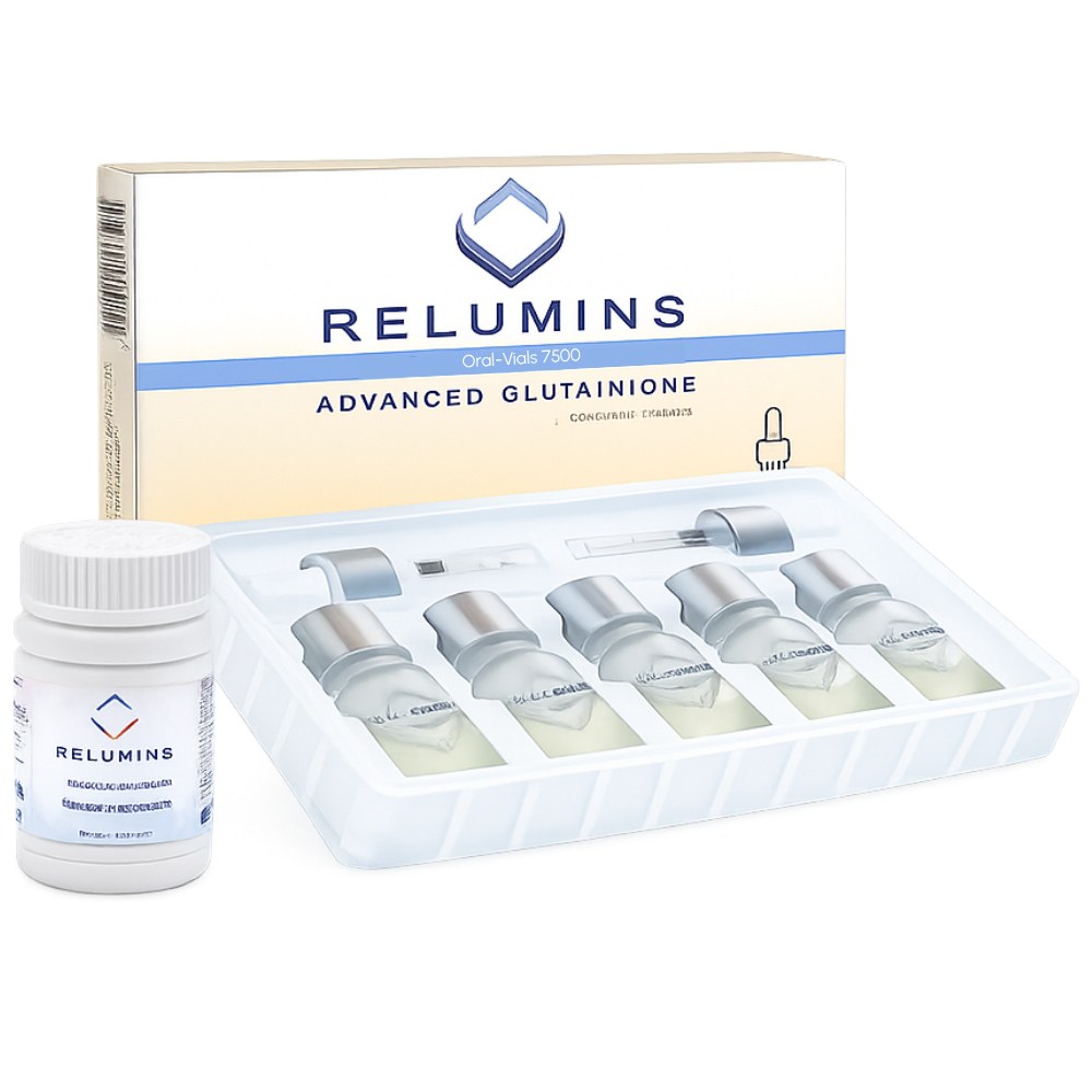Relumins Oral Vials 7500mg Sublingual Glutathione